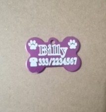 Medaglietta cani Incisione