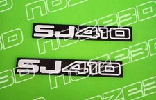 COPPIA 2 TARGHETTE LATERALI SJ410 SUZUKI SAMURAI SANTANA SJ 410