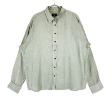 Gant Uomo Casual 100% Viscosa Camicia A Maniche Lunghe Taglia XL