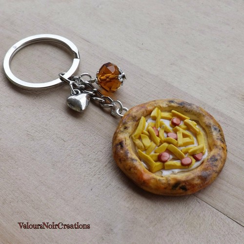 Portachiavi pizza wurstel - , e