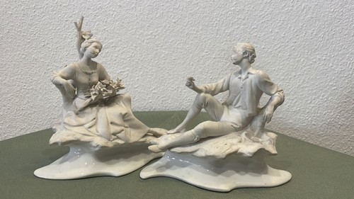 Coppia statuette francesi - coppia, di