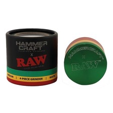 Grinder in alluminio HAMMERCRAFT X RAW 4 parti - RASTA