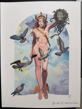 Manara tirage imprimé signé - tirage,