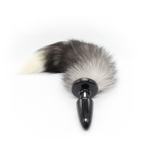 Plug anale con coda - , a