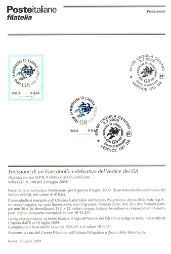 Francobolli italia bollettino - italia,