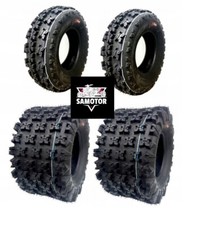 KIT 4 GOMME QUAD ATV 22X7 R10 & 22X11 R9  6 TELE PNEUMATICI OFF ROAD