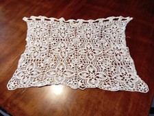 TENDINA UNCINETTO REALIZZATA A MANO ANNI '60