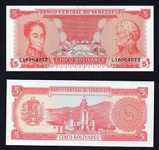 Banconota Venezuela 5 bolivares 1989 P.-70 FDS/UNC