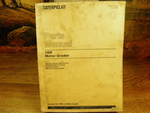 Gatto caterpillar 16h libro - 16h,