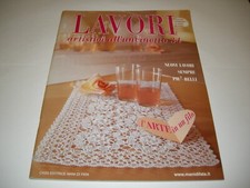 LAVORI ARTISTICI ALL'UNCINETTO N.34 - CASA EDITRICE MANI DI FATA - OTTIMO