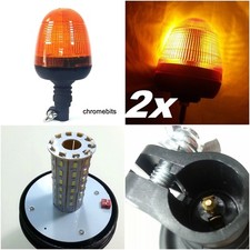 Two 12-24V Emergency LED Amber