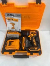 INGCO CIDLI20668E 20V 2Ah Trapano Avvitatore a Batteria in Valigetta