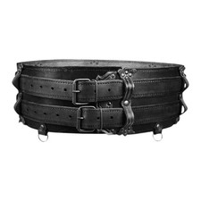 Corsetto sottoseno con fibbia per cintura in pelle da donna per camicetta