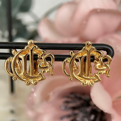 Orecchini tondi christian dior - orecchini,