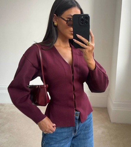 Cardigan zara aderente - cardigan,