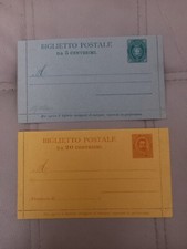 Biglietti Postali Regno 1889