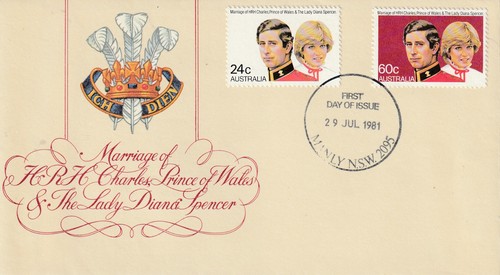 Australia fdc lady - australia, di
