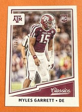 Myles Garrett 2017 Donruss Classics Rookie Card SP 270 RC #/299 Marrone