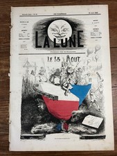 Journal Satirique LA LUNE  Nr 23 (1866) Le 15 Aout  / Gustave Courbet