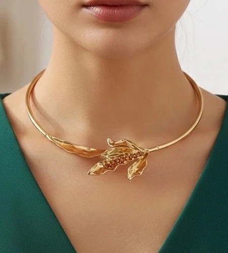 Collana zara girocollo fiore - collana,