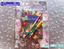 ?VINTAGE 1990 CAMOMILLA Diario Quaderno fiori + Matite Japan kutsuwa lovely fan