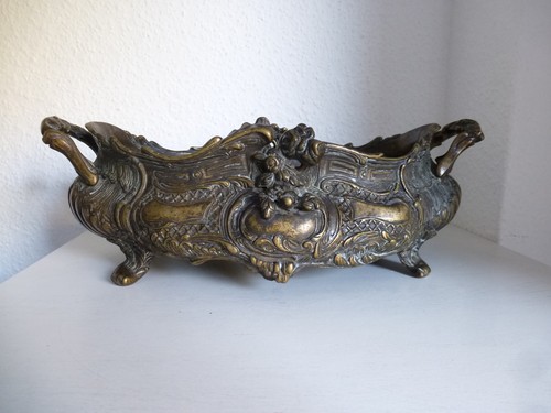 Antica fioriera ottone vaso - antica,