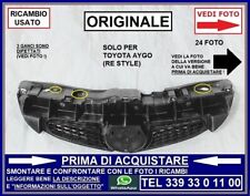 GRIGLIA GRIGLIE MASCHERINA SUPERIORE PARAURTI ANTERIORE TOYOTA AYGO RE STYLE