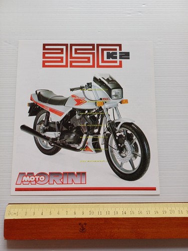 Moto morini 350 depliant - moto,
