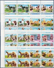 Romania 1990 Cani Pastore Alsaziano Aghan Hound Setter Boxer Beagle Terrier Bl4