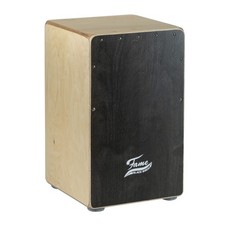 Fame Black Birch Cajon Drum-Box, Made in Germany, basso più basso, effetto rullante