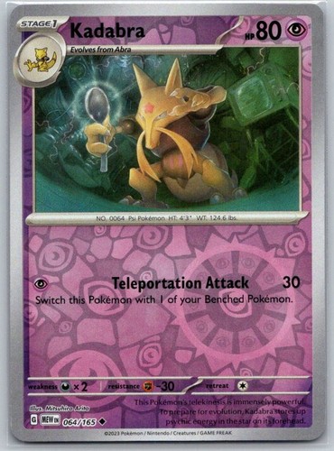 Kadabra 064 165 non comune - non, 151