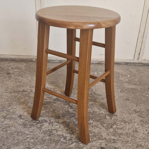 Sgabello legno cm noce - h,