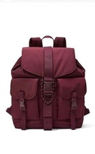 Zaino cargo in nylon rosa