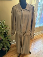 Trench cappotto vintage Burberry Nova check beige con cintura uomo taglia L?? LEGGI BENE