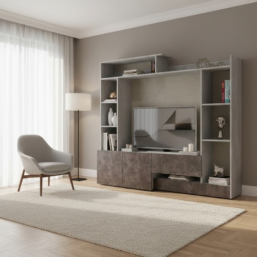Parete attrezzata 180x40x165 - parete,