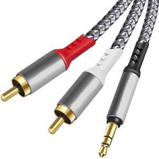 2 m Cavo RCA Jack 3.5mm Cavo
