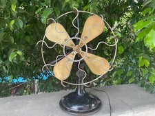 Antico Raro " Marelli " Verno N.2836167 Elettrico Tavolo Ventola,Fatto IN Italia