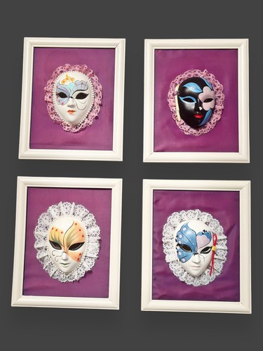 Set maschere parete - set, 4