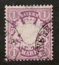 1875 Baviera tedesca Sc #32 -