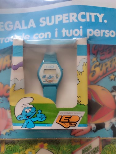 Orologio anni puffi - anni, 80