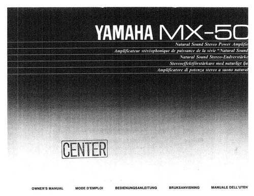 Yamaha amplificatore - yamaha, mx-50