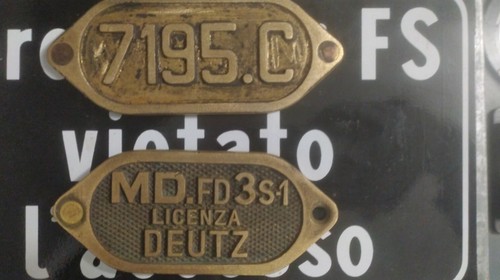 Targa ferrovie tedesche - ferrovie,