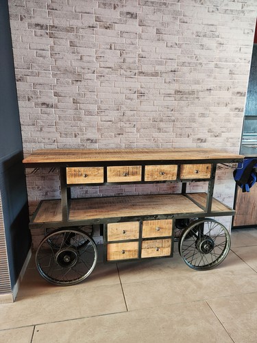 Madia credenza bancone ferro - credenza,