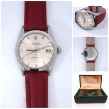 Orologio Rolex OysterDate Precision 6466 30mm Acciaio 1966 Vintage con Scatola Originale