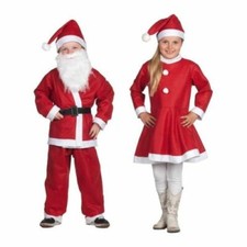COSTUME A TAGLIE BIMBO NATALE VESTITO BABBO NATALE PER BAMBINO-BABBO NATALE