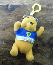 Pupazzo Peluche Winnie The Pooh Portachiavi Con Gancio DISNEY Da collezione