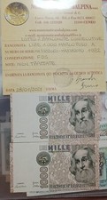 1000 LIRE Marco Polo Coppia Fior Di Stampa Consecutiva periziata.