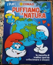 PUFFIAMO LA NATURA CONAD I PUFFI 2012 album completo / vuoto o solo figurine