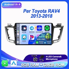 10" Android 15 Autoradio DSP RDS Per Toyota RAV4 2013-18 GPS Navi 8Kern 6G+128GB