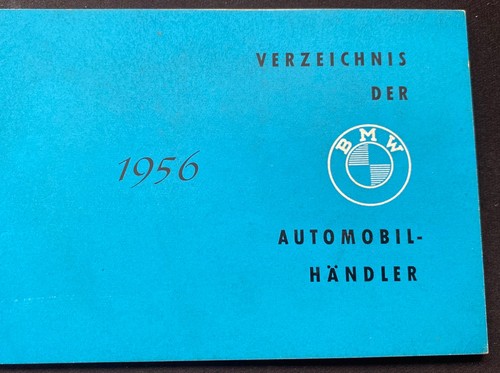 1956 bmw concessionario - 1956,